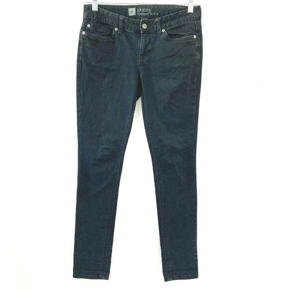 Mossimo Premium Denin Skinny Womens Black Jeans 4R - Picture 1 of 10